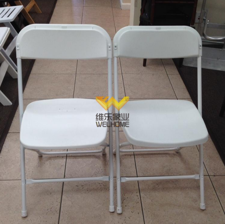 White Metal Folding Chair for outdoor event